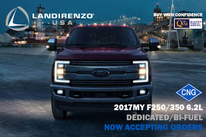 2017MY F250/350 6.2L CNG Trucks Now Accepting Orders